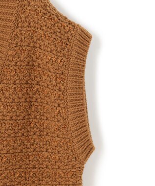 23区 ツイードニット ベスト アンバー
