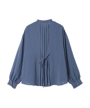 Green Parks ・ＥＬＥＮＣＡＲＥ　ＤＵＥ　バックプリーツブラウス Blue