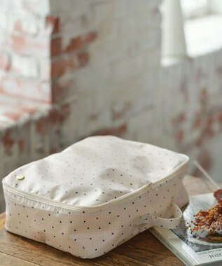 組曲 KIDS gingham K heart トラベルバッグL