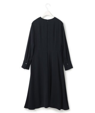 ICB 【洗える】 ライトダブルクロス ワンピース ネイビー系