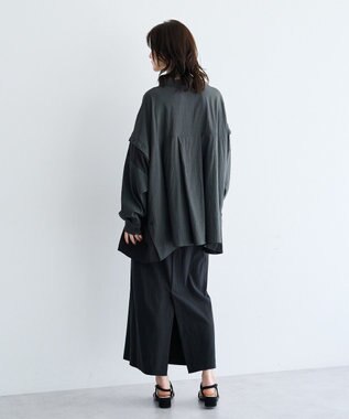YECCA VECCA マルチwayオーバーシャツ Dark Gray