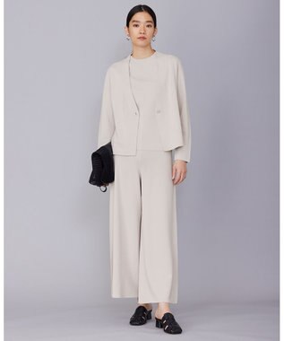 ICB 【洗える】ハイゲージスムース スリーブレスプルオーバー トープ系