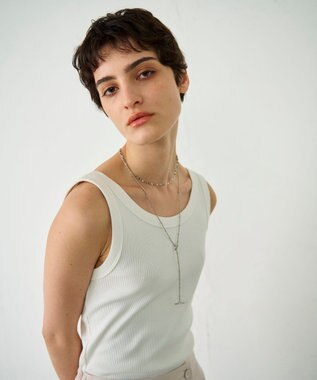 GRACE CONTINENTAL レイヤードデザインネックレス シルバー