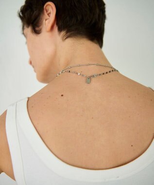 GRACE CONTINENTAL レイヤードデザインネックレス シルバー