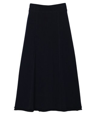 CRAFT STANDARD BOUTIQUE カットオフＡライン裏毛スカート Charcoal Gray