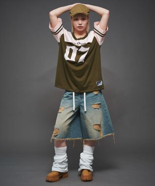 WEGO 【ユニセックス着用ITEM】ナンバリングホッケーT（SS） ピンク