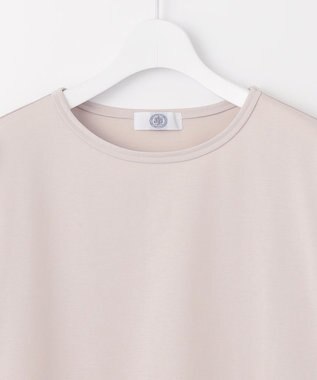 J.PRESS LADIES L 【吸水速乾】ベーシックジャージー カットソー ライトグレー系