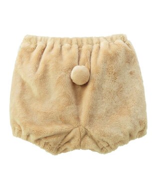 MIKI HOUSE HOT BISCUITS 【ミキハウス】【70-90cm】 マイクロファー ブルマ ベージュ