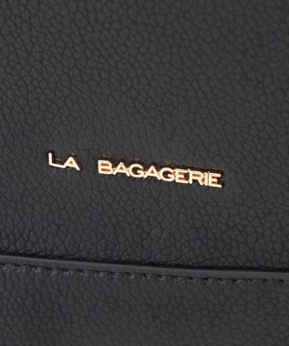 LA BAGAGERIE フロント金具デイリーリュック ブラック