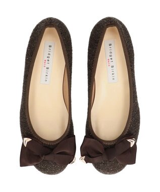 Bridget Birkin ＜3E＞【Bridget Birkin Walk】コーナーパーツリボンウォーキングパンプス ブラウン雑材