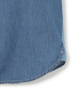 J.PRESS YORK STREET 【UNISEX】クレイジーパターン デニムシャツ ブルー系8