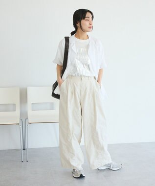 CRAFT STANDARD BOUTIQUE ツイストロゴハーフスリーブTシャツ Off White