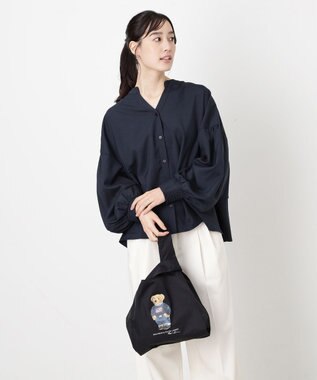 MOONBAT 【WEB限定】POLO RALPH LAUREN（ポロ ラルフ ローレン）ポロベア ベルト付き レインバッグ Sサイス ブラック
