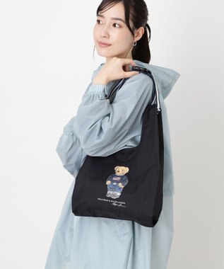 MOONBAT 【WEB限定】POLO RALPH LAUREN（ポロ ラルフ ローレン）ポロベア ベルト付き レインバッグ Sサイス ブラック