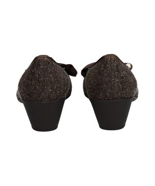 Bridget Birkin ＜3E＞【Bridget Birkin Walk】コーナーパーツリボンウォーキングパンプス ブラウン雑材