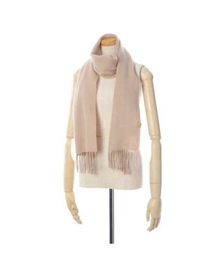MOONBAT WEB限定【洗える】ミエル (miel) カシミヤ100％ プレーンマフラー ベージュ