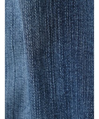 earth music&ecology セルフカットセミフレアデニムパンツ Medium Indigo