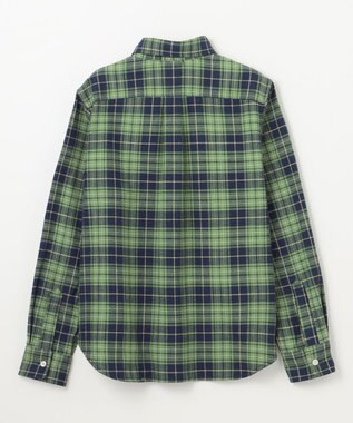 J.PRESS KIDS 【140-170cm】起毛チェックシャツ グリーン系4