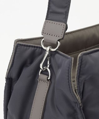 Y'SACCS 【ムック本掲載】ツイルナイロン　スクエアトート　Mサイズ ダークグレー