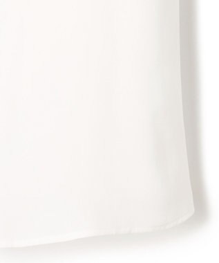 23区 S 【洗える】シルキーデシン タックディテール カットソー ホワイト系