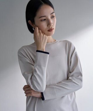 UNFILO マイビューティニット ワンピース アイボリー