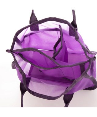 UNBILLION cachecache スマイルモチーフメッシュバッグインバッグ パープル