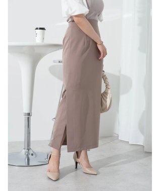 earth music&ecology マルチＷＡＹサス付タイトスカート Ivory