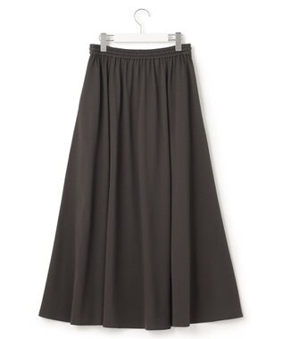 23区 【洗える】ライトピケジャージー フレアスカート グレー系