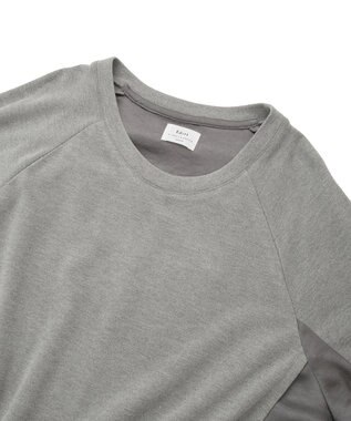 YECCA VECCA 素材MIXレイヤード起毛プルオーバー Gray