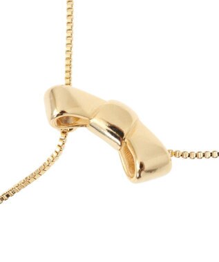 Green Parks ・ＨＡＬＦ　ＴＩＭＥ　リボンネックレス Gold