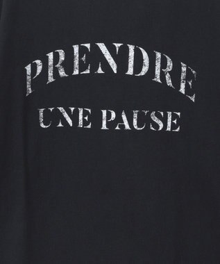 Green Parks チェックバルーンスリーブロゴチュニック Black