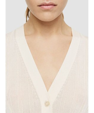 JOSEPH 【洗える】クリスピーレーヨン　カーディガン Ivory