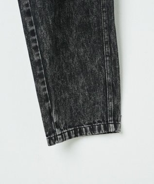 WEGO 【ウエストゴム】ウエストフリルデニムマムパンツ ブラックその他