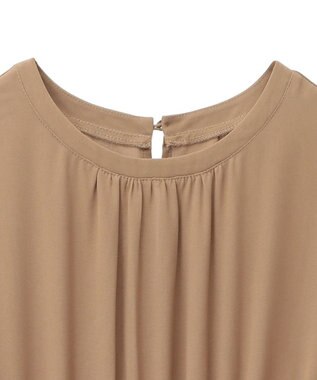 Green Parks ・ＥＬＥＮＣＡＲＥ　ＤＵＥ　５分袖ティアードワンピース Beige