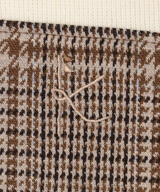 組曲 KIDS 【110-140㎝】レディチェック ワンピース ブラウン