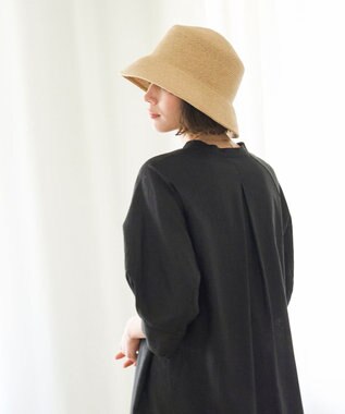 UNFILO ペーパーバケットハット ベージュ