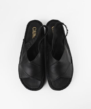 gaimo 【GAIMO/ガイモ】クロスベルトサンダル/ISA-RS ブラック