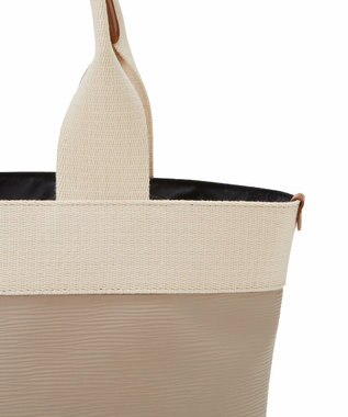 TOPKAPI 【ドラマ着用】【Breath TOPKAPI】RIPPLE リプル ロング ハンドル B5 トートバッグ ペールベージュ