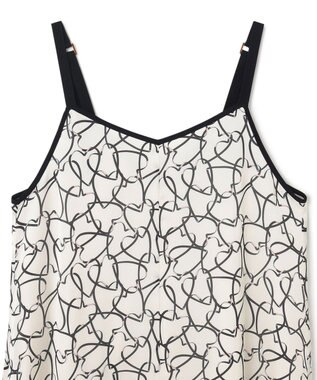 GRACE CONTINENTAL ラインハートキャミワンピース ホワイト