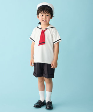 ANY KIDS 【カードキャプターさくら×any FAM】友枝小学校 制服風セットアップ オフホワイト