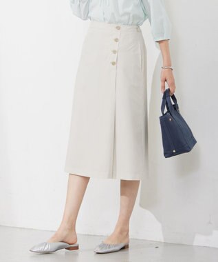 J.PRESS LADIES 【洗える・撥水】 Minotechライトタフタ スカート ベージュ系