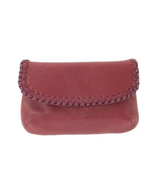 genten ウールシープソフト ポーチ ワイン