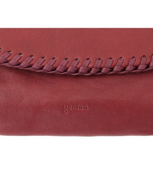 genten ウールシープソフト ポーチ ワイン