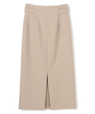 BEIGE， 【VERY NaVY12月号掲載】BUNNELL / ウールハイウエストタブボタンスカート L.Taupe