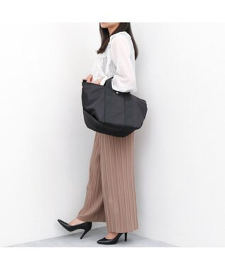 UNBILLION カシュカシュ cachecache / ナイロンツイル2wayテープトート ブラック