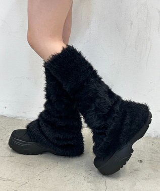 WEGO シャギーレッグカバー ブラック
