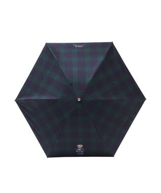 MOONBAT POLO RALPH LAUREN 遮光 晴雨兼用 折りたたみ日傘 チェック ポロベア ブラックウォッチ