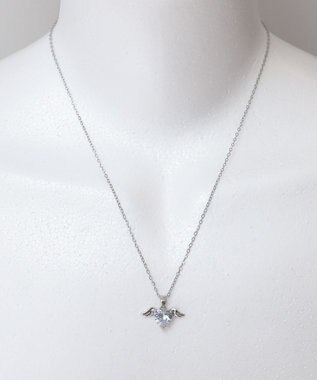 WEGO Lステンレスストーンモチーフネックレス