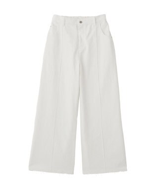 YECCA VECCA 綿麻バギーツイルパンツ Off White