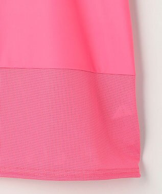 PW CIRCULUS 【WOMEN】SEA TURTLE メッシュコンビモックネックT ゴルフウェア レディース ピンク系